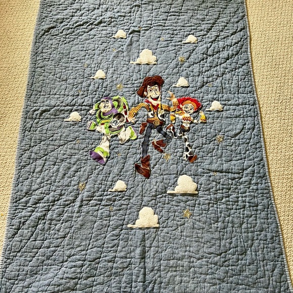 Pottery Barn Kids Other - Pottery Barn Kids Toy Story Quilted Blanket & toddler sheet set